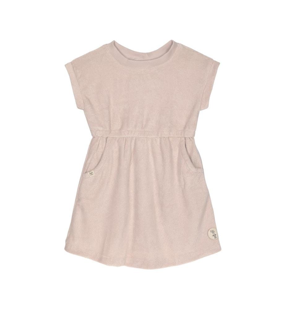 Robe en éponge rose poudré