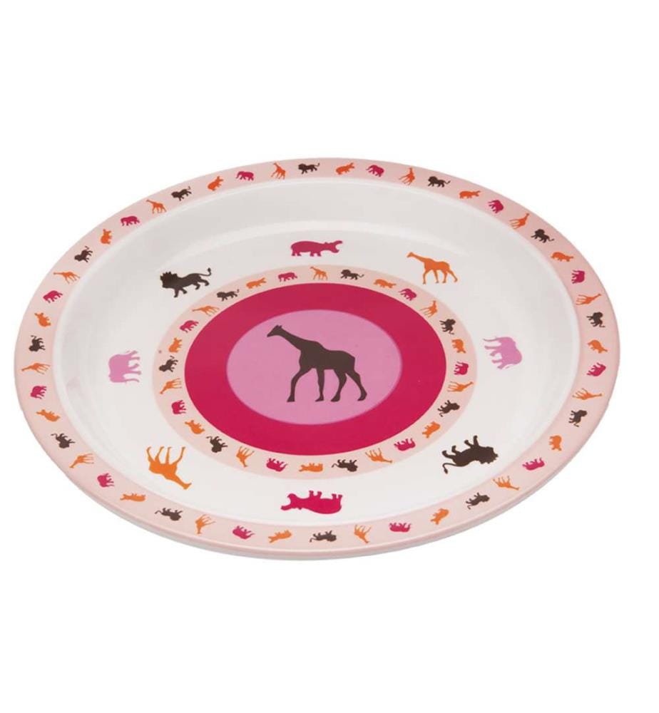 Assiette Rose Savane - Rose