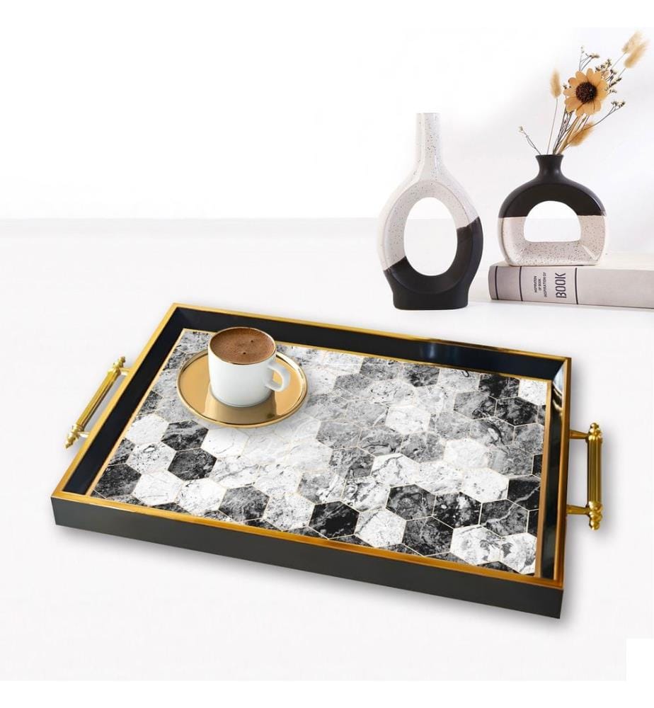Plateau, 100 % VERRE, Multicolore