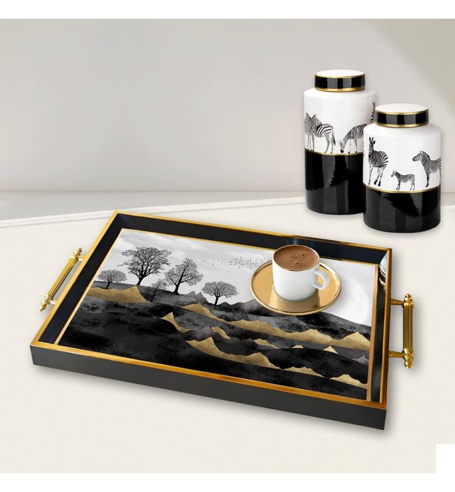 Plateau, 100 % VERRE, Multicolore