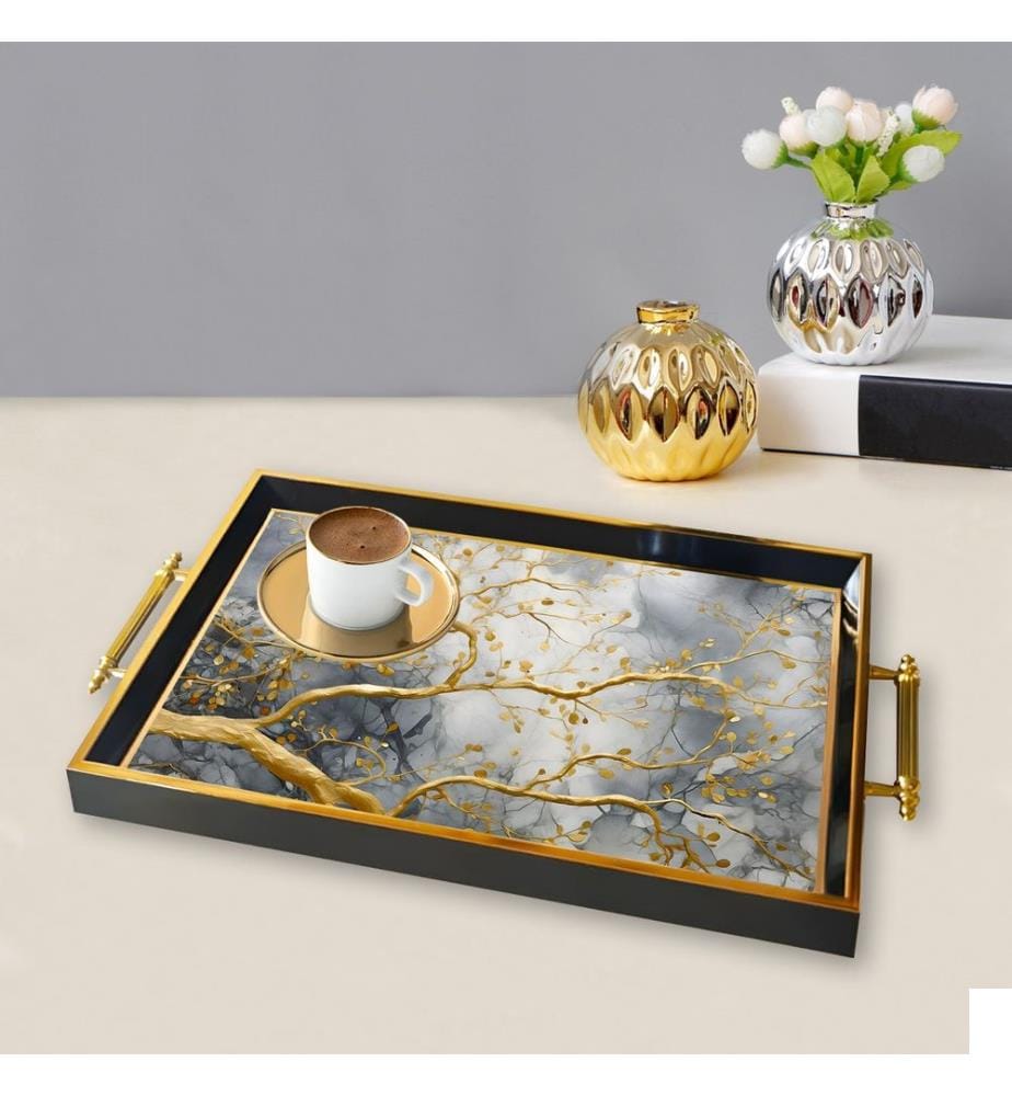 Plateau, 100 % VERRE, Multicolore
