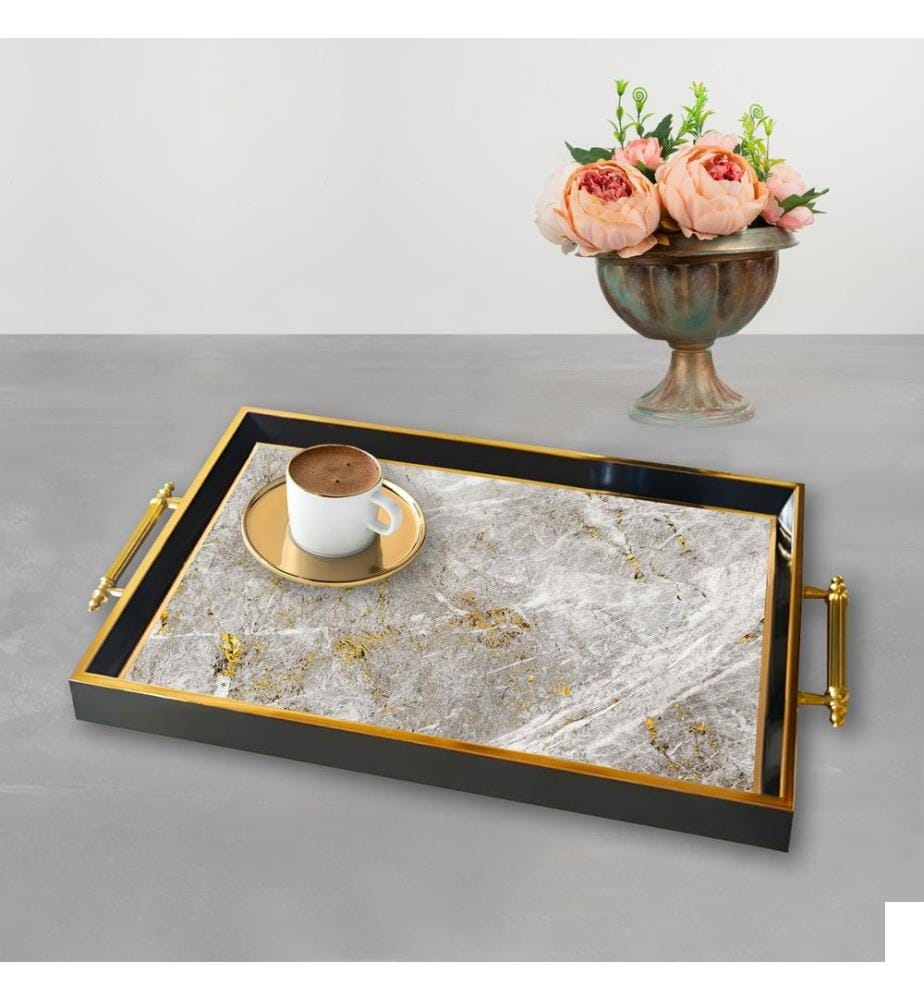 Plateau, 100 % VERRE, Multicolore