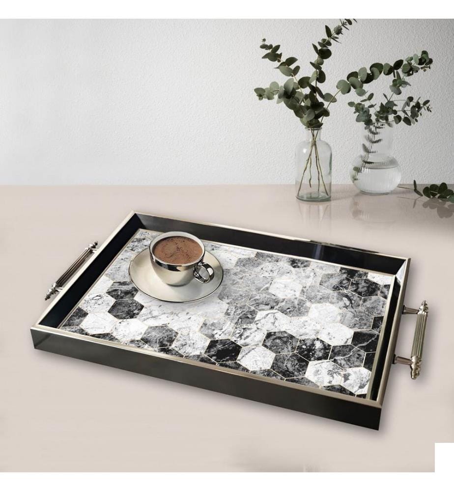 Plateau, 100 % VERRE, Multicolore