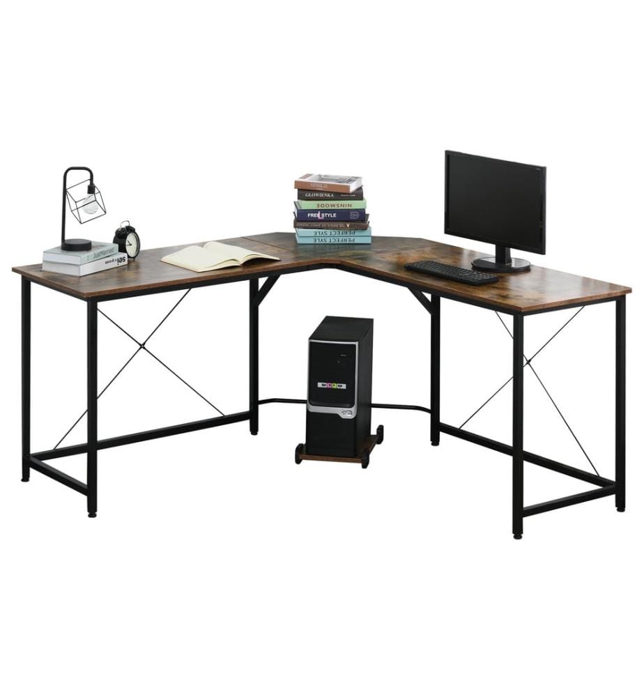 Bureau d'angle, bureau, table de bureau 150 x 150 x 75 cm
