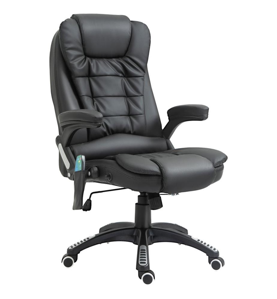 Fauteuil de bureau avec massage, vibration à 6 points et fonction chauffante