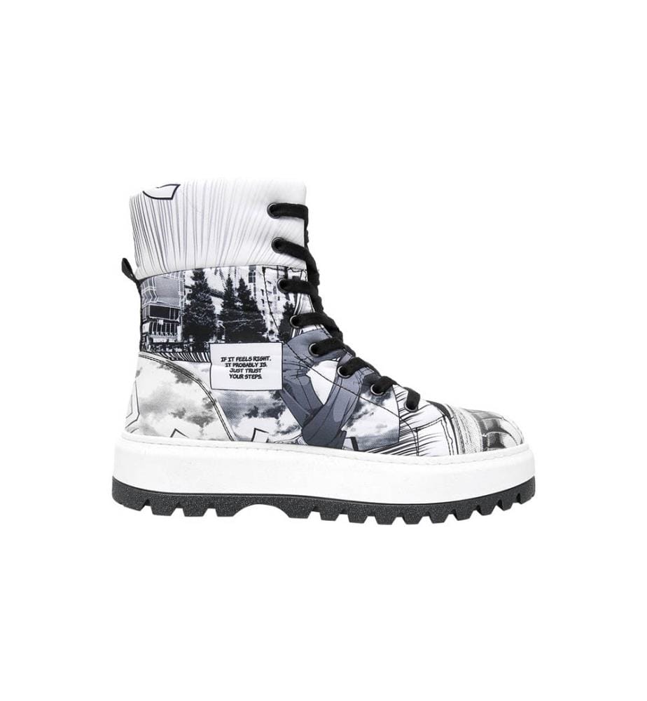 Bottes longues blanches véganes pour femmes - Modèle « Hero of Our Story »
