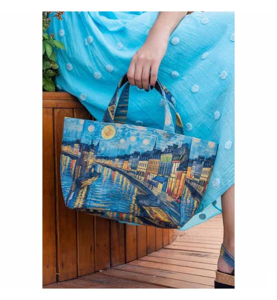 Sac fourre-tout moyen Multicolore Végétalien - Sea Sparkles Design