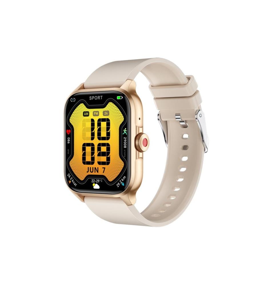 Montre connectée Modèle Lumos - Coloris Crème (Bracelet en TPU)
