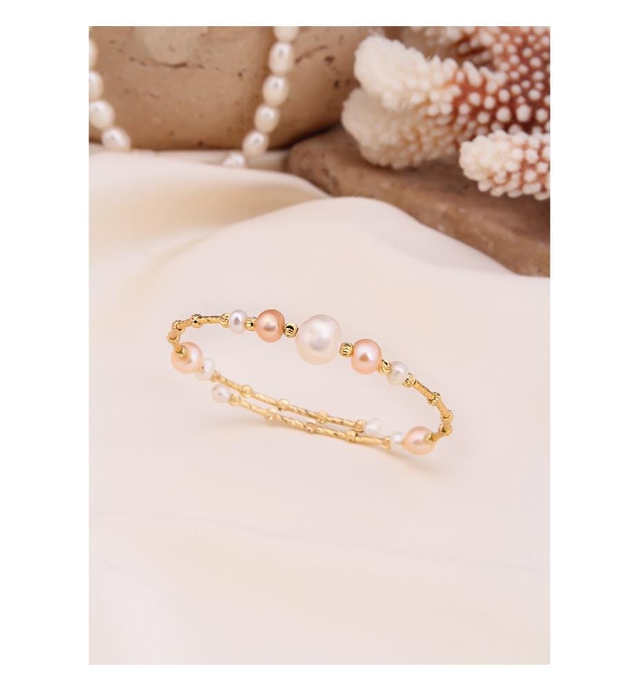 Bracelet de perles - Blanc