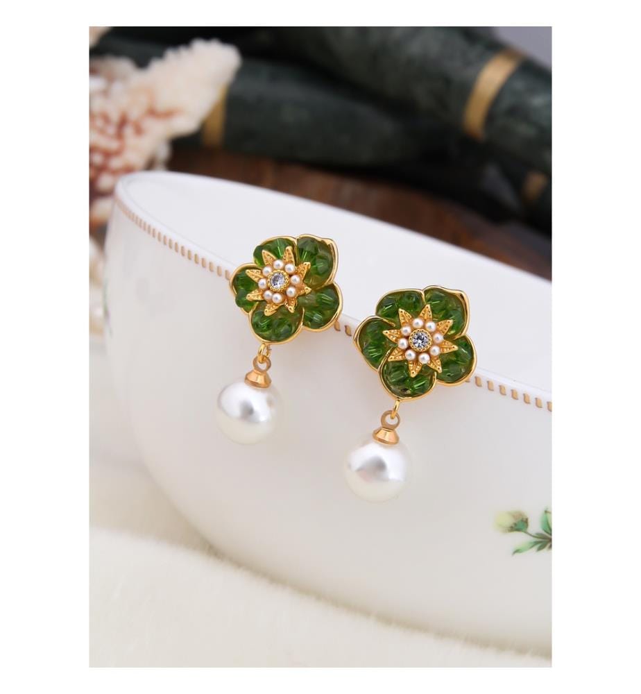Boucles d'Oreilles en perles - Multicolore