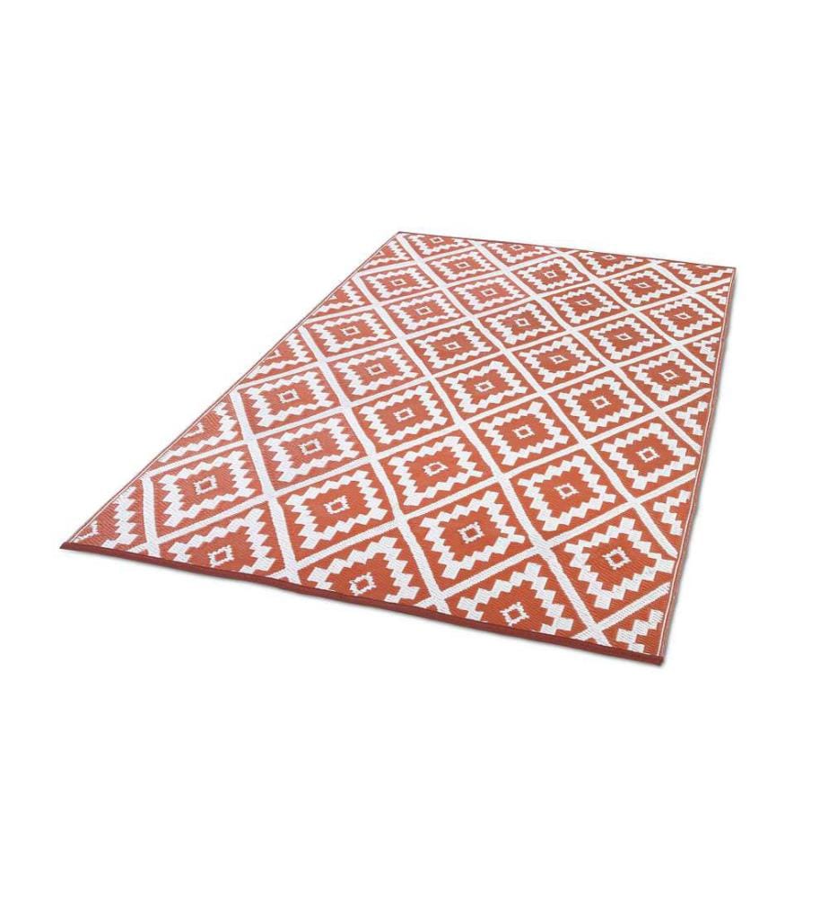 Tapis ex térieur rectangulaire Vahiné 160 x 240 cm - Terracotta