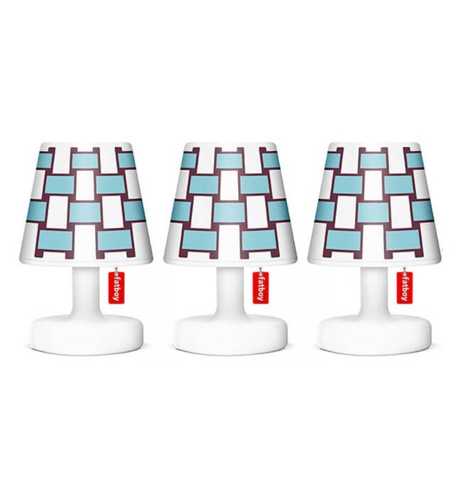 Lot de 3 Lampes de Table Edison The Mini - Bleu Clair