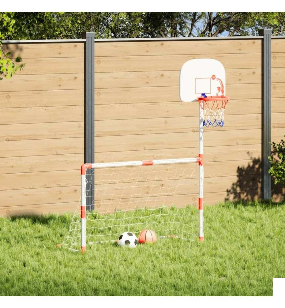 Ensemble football et basket-ball pour enfants avec ballons