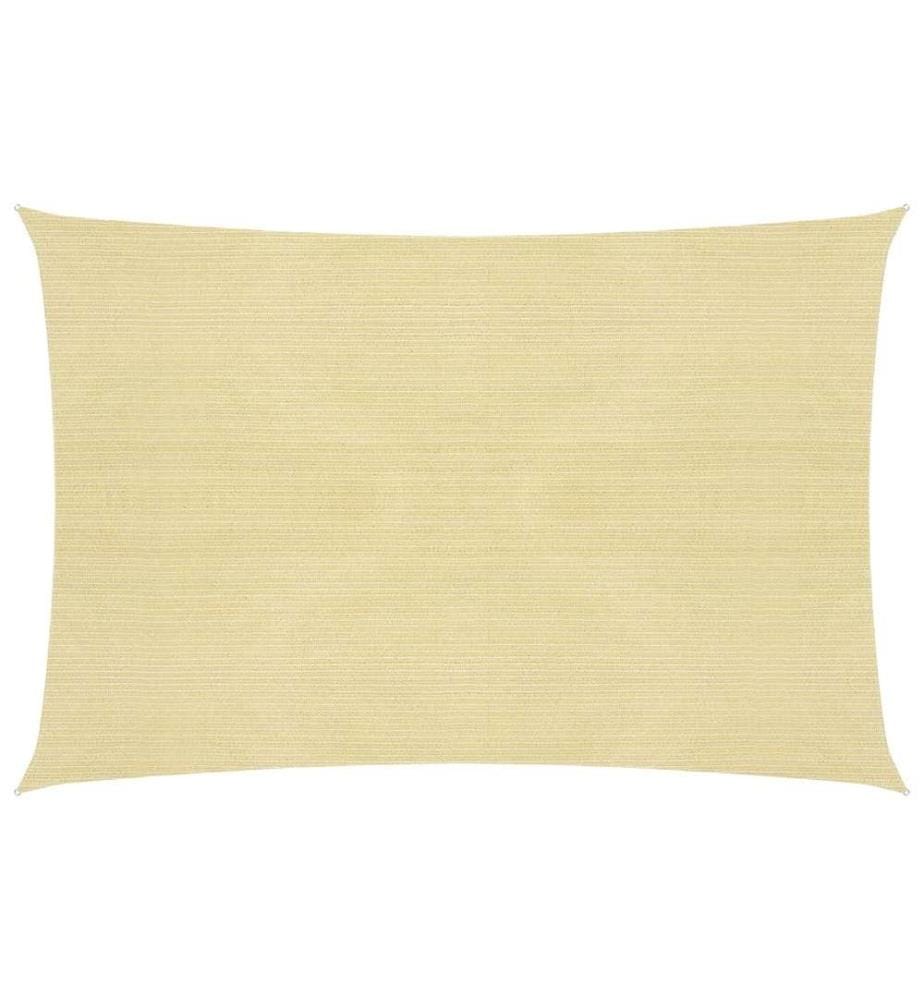 Voile d'ombrage 160 g/m² Beige 6x7 m PEHD