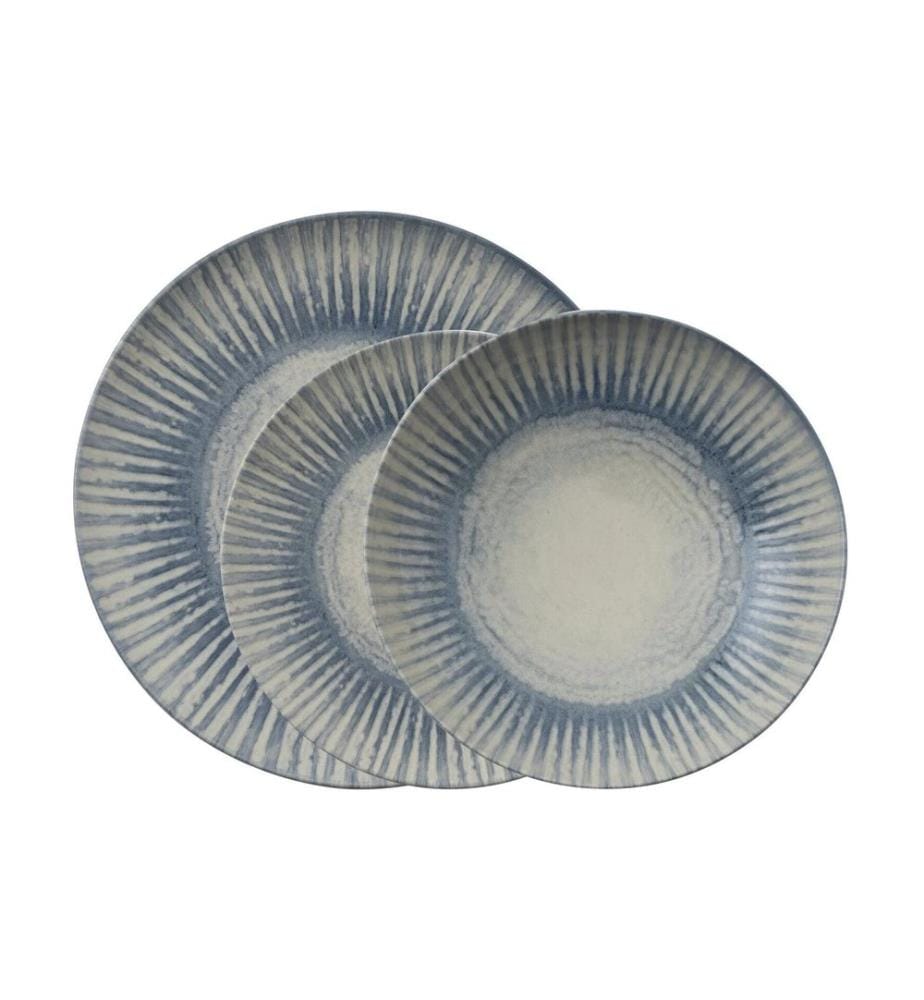 Arthur Krupp Service à dîner Sunlight Blue 12 pièces, Bleu