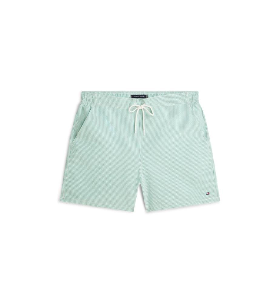 Short de Bain Essential - Vert d'Eau et Crème