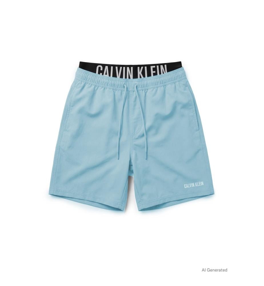 Short de Bain Intense Power - Bleu Clair