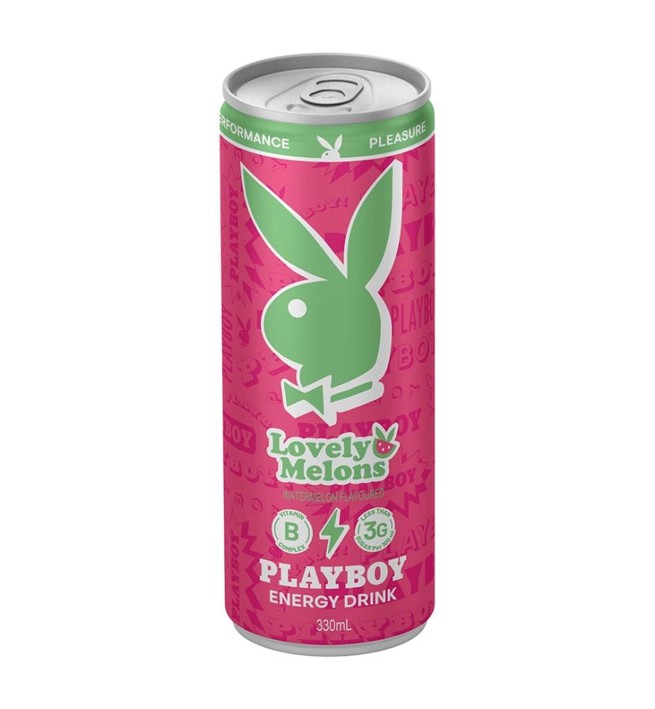 Lot de 12 Playboy Energy Drink Lovely Melons Dose - 330ml