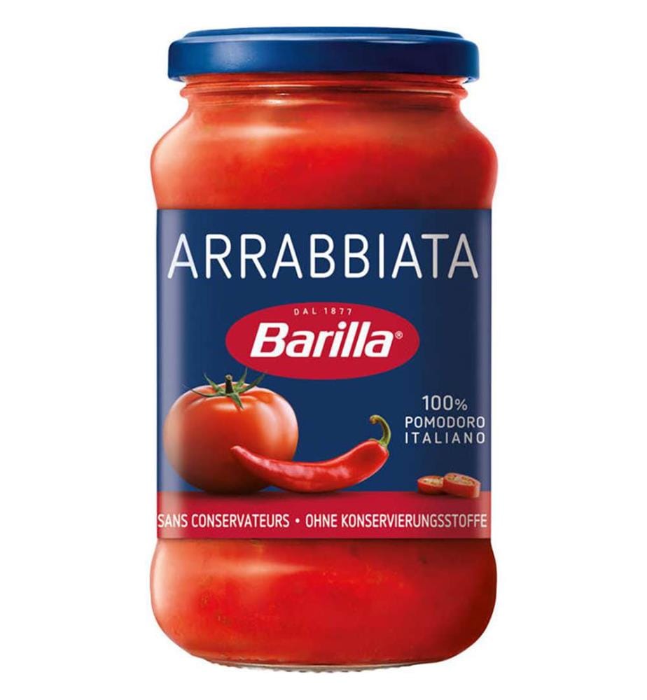 6x Barilla Sauce Arrabbiata / piquante 400g