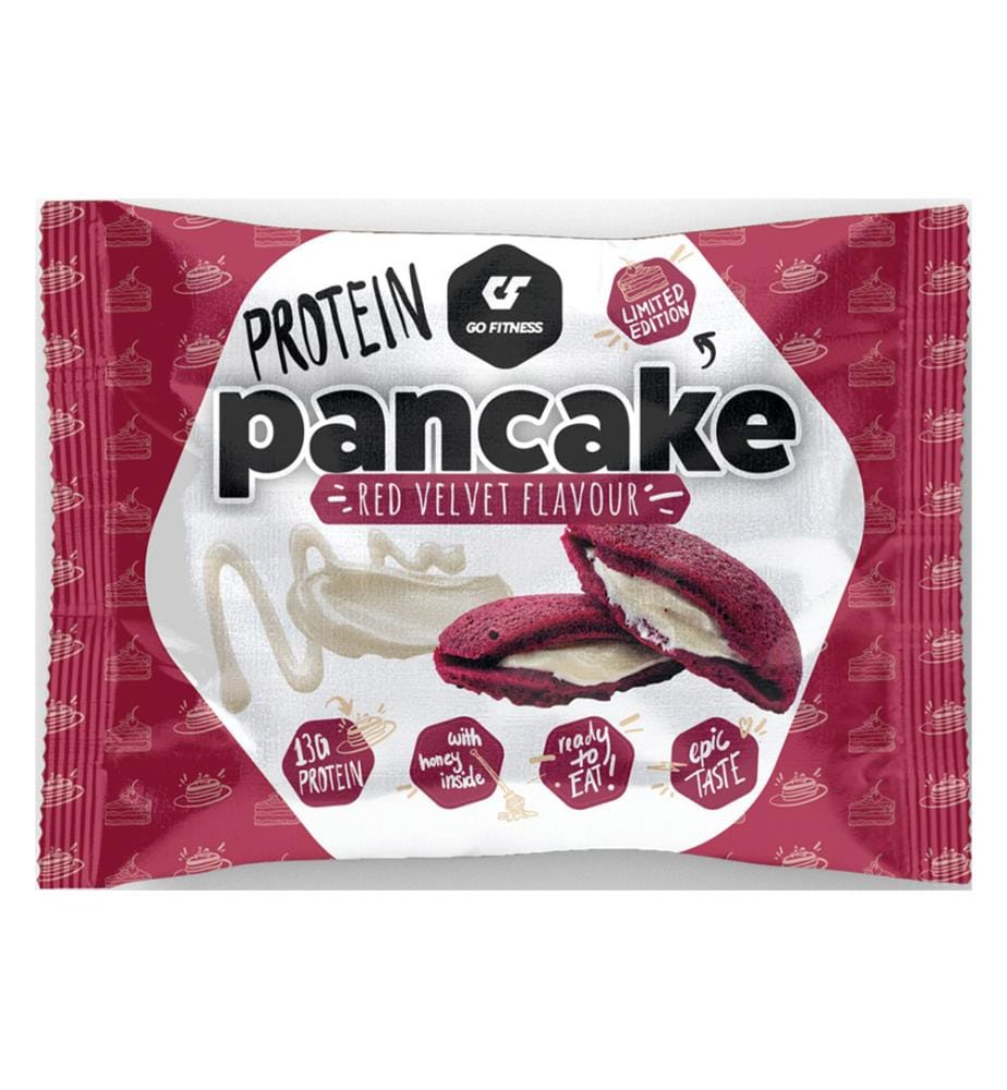 12x GoFitness Nutrition Pancake aux protéines Red Velvet - 55g