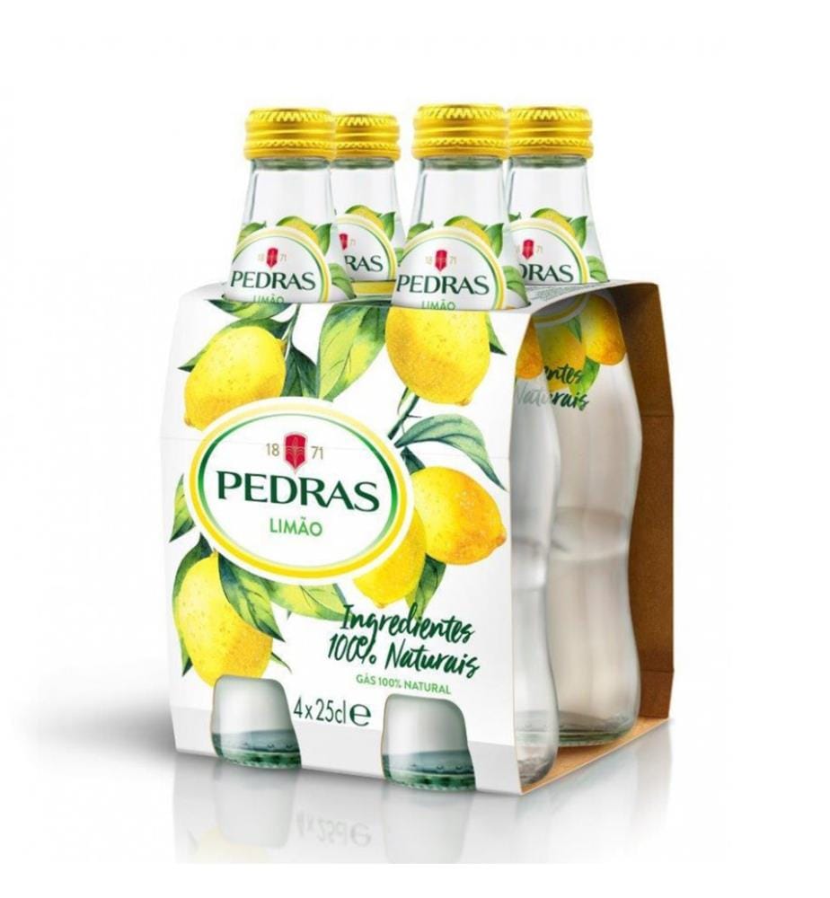 24x Pedras Agua Sabor Limão / Eau Citron Pack de 6x4 - 250ml