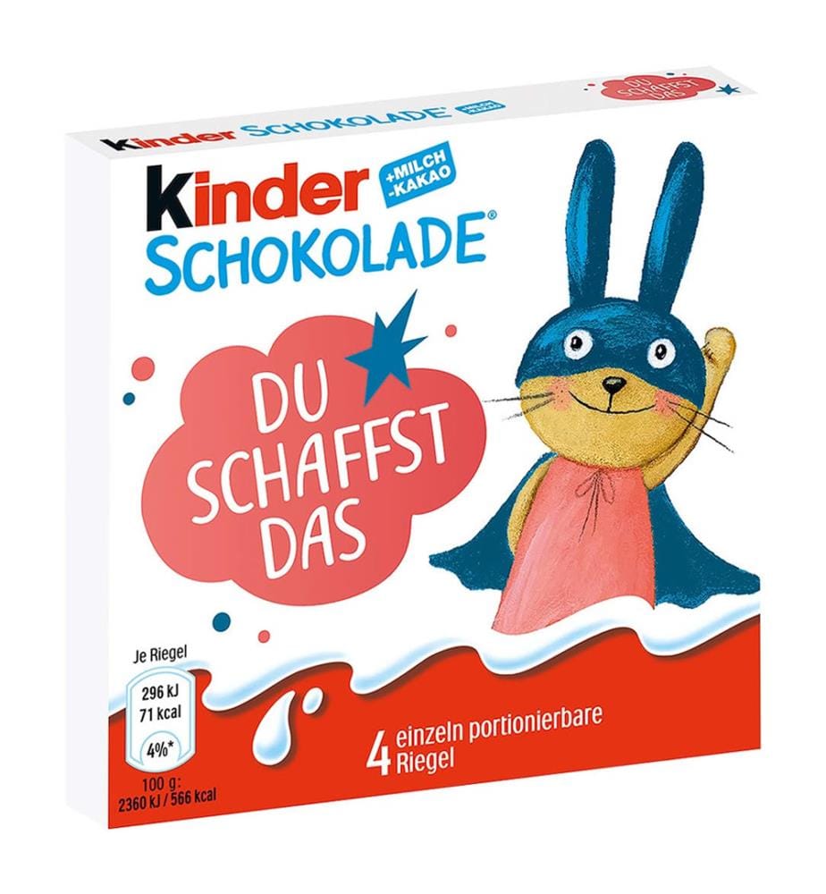 Lot de 20 Ferrero Kinder Schokolade T4 - 50g