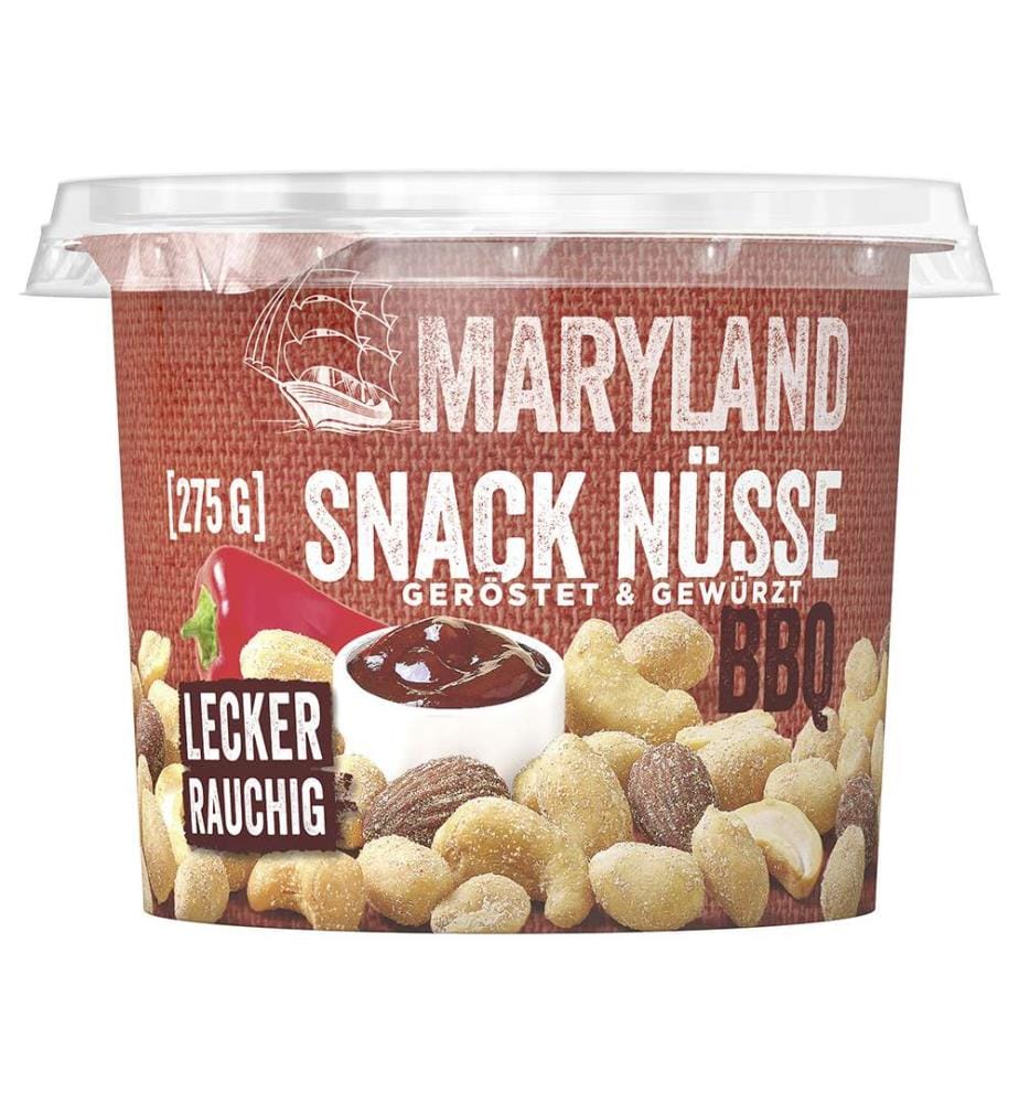 6x Maryland Snack Noix BBQ - 275g