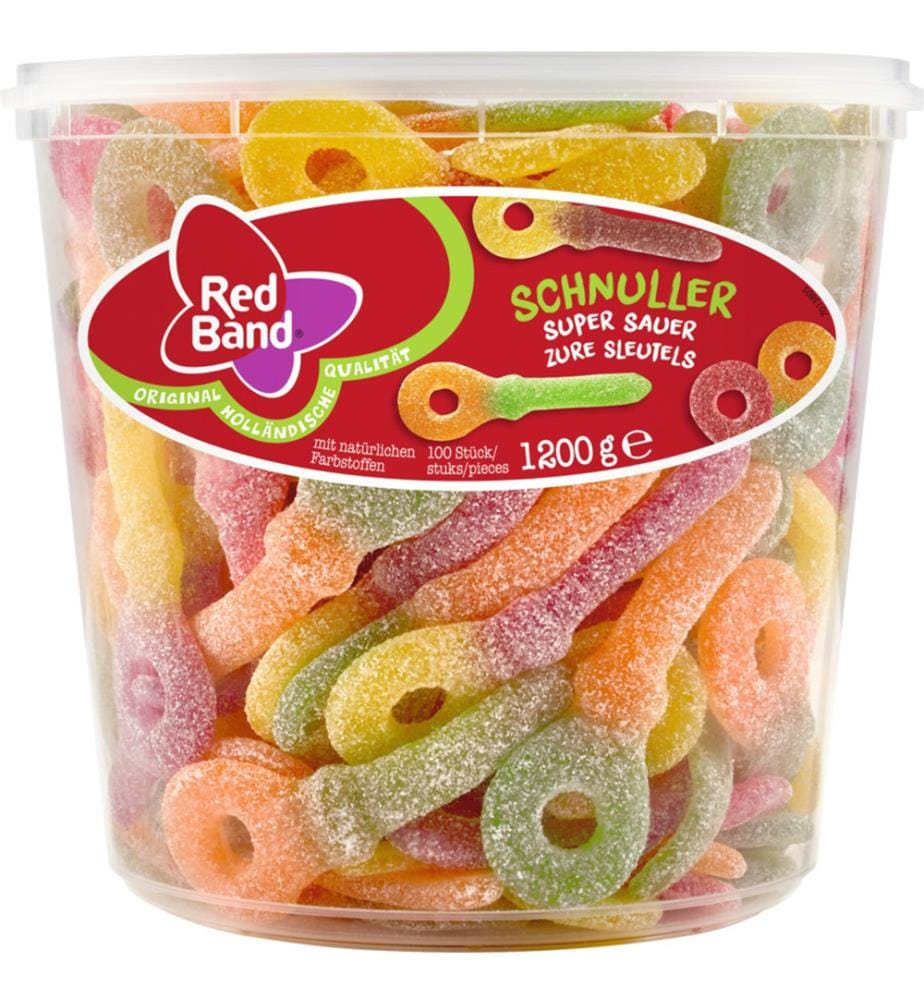 Boîte de 100 tétines Red Band « Super Sauer » - 100 pièces