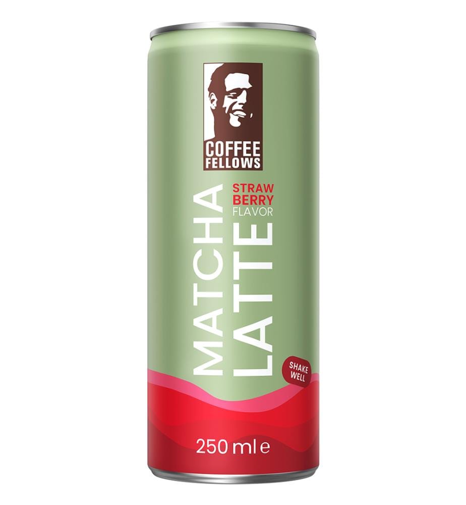 Coffee Fellows Matcha Latte à la fraise - 250 ml