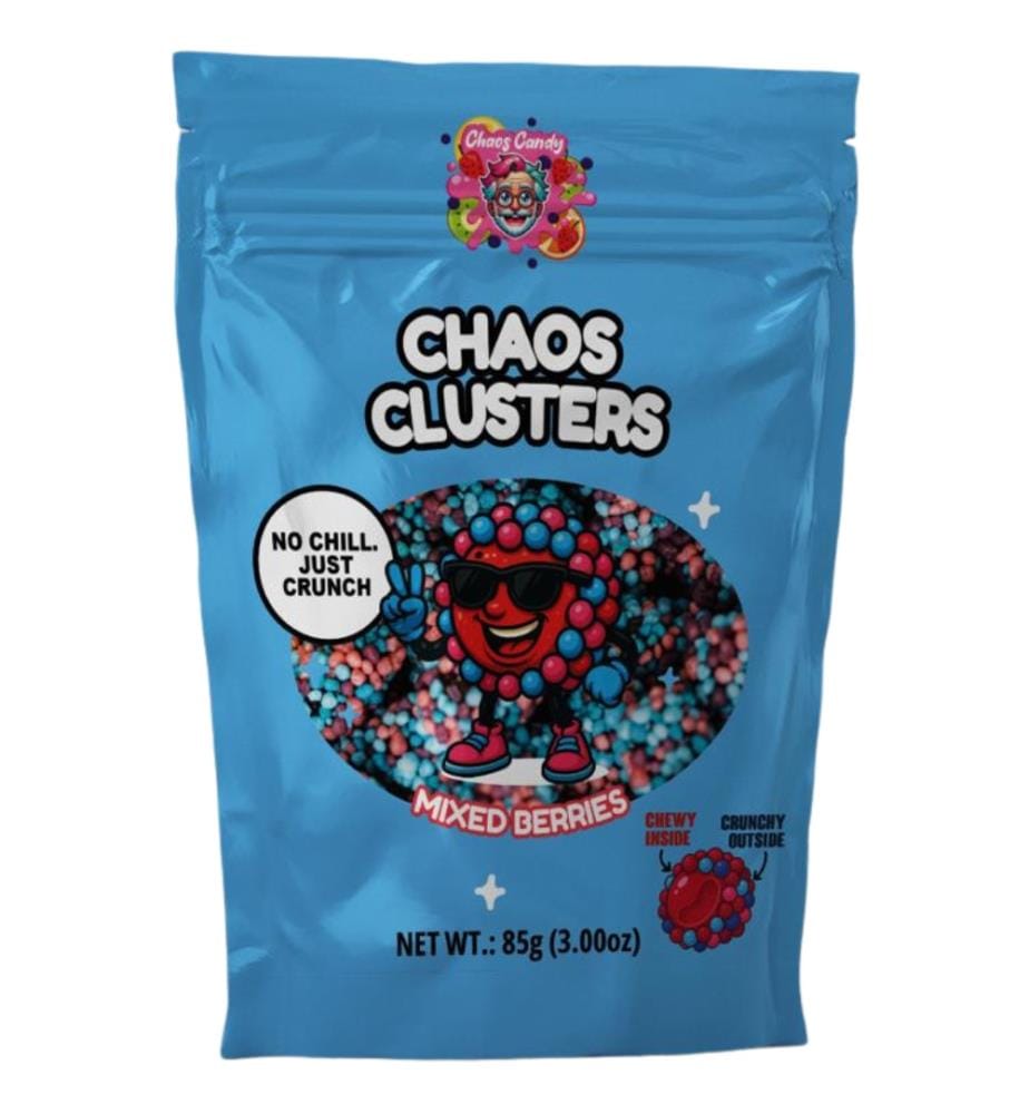 48x Chaos Clusters Mixed Berries sachet - 85g