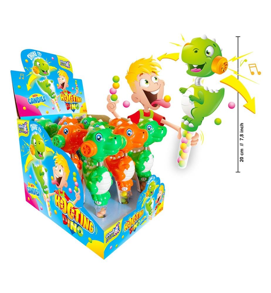 12x Sweet Flash Hooting Dino - 7g