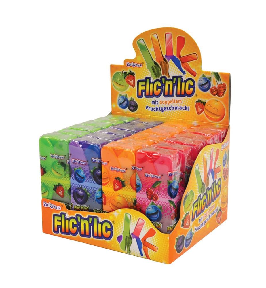 24 x Au'some Flic'n'lic au goût de fruits - 14 g