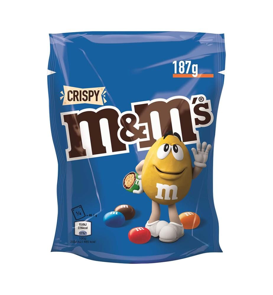 Lot de 30 M&M's croustillants - 187g;