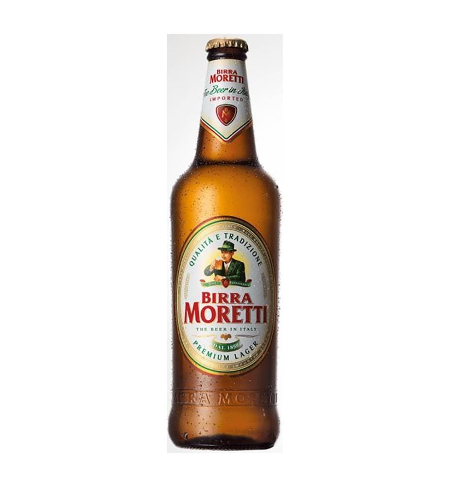 Bière Moretti 4,7 % vol., lot de 8 packs de 3 bouteilles - 330 ml