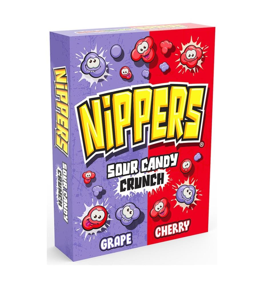 16x ZED Nippers Sour Candy Crunch Grape/Cherry - 50g