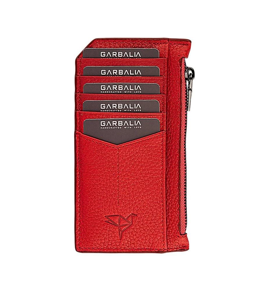Portefeuille unisexe, 100 % cuir véritable, rose poudré