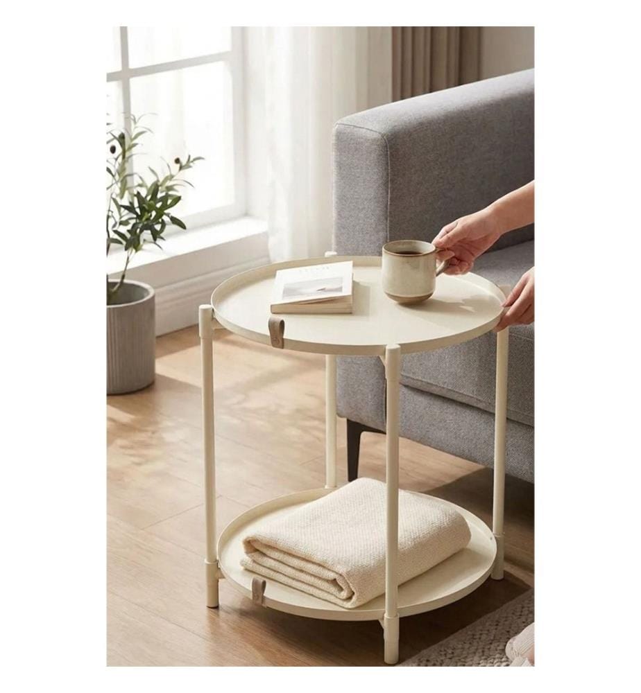 Table d'appoint - crème