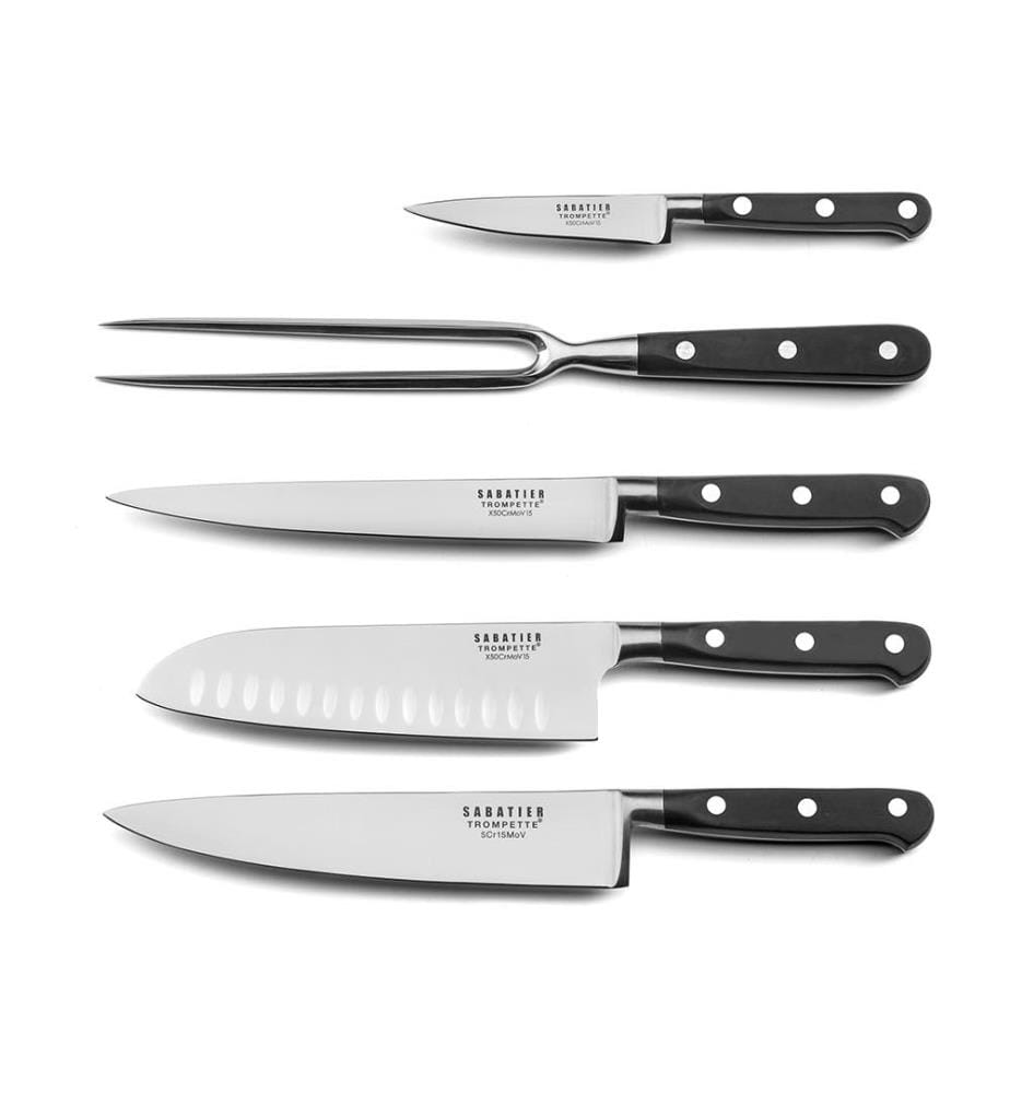 Set de 5 couteaux de cuisine avec bloc