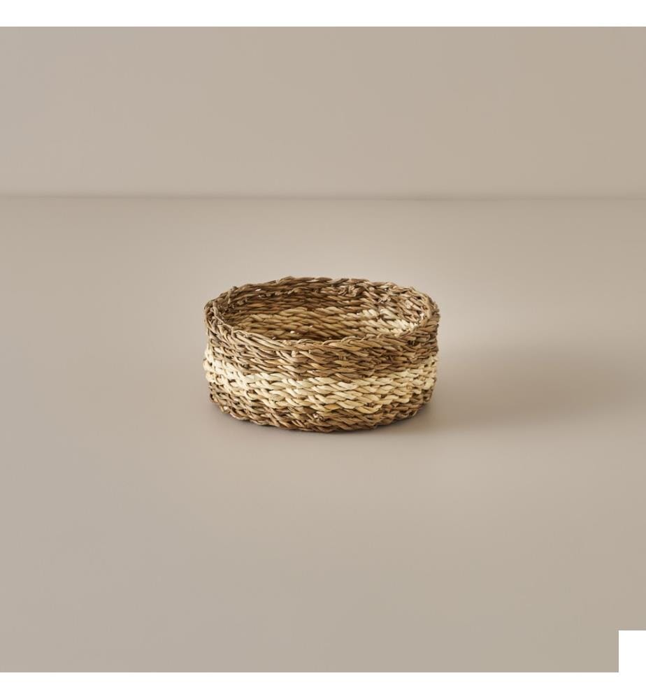 Panier rond en osier - Naturel
