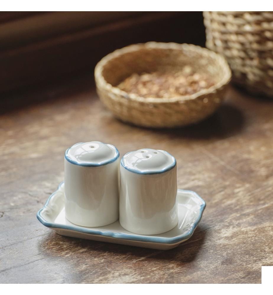 Salière et poivrière - Bleu