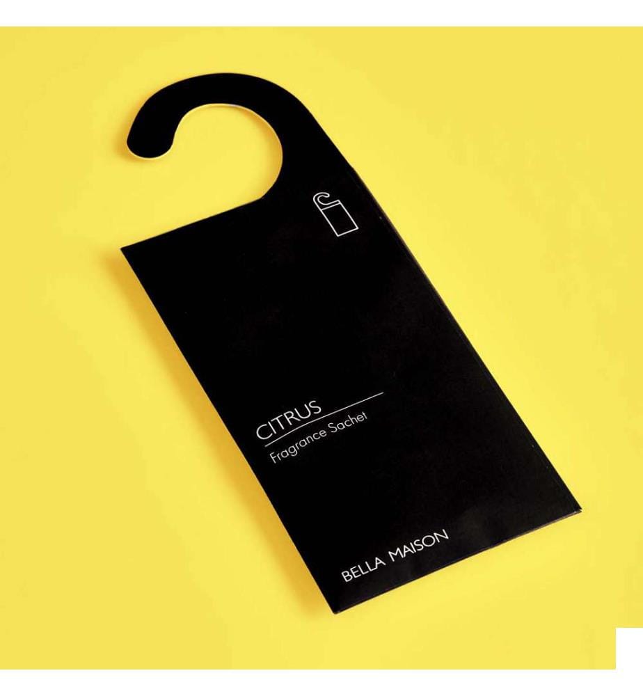 Sachet parfumé aux agrumes - Noir