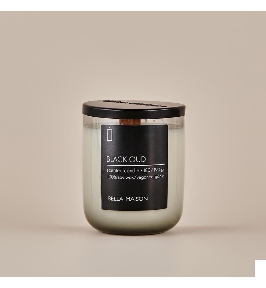 Bougie parfumée au soja - Anthracite