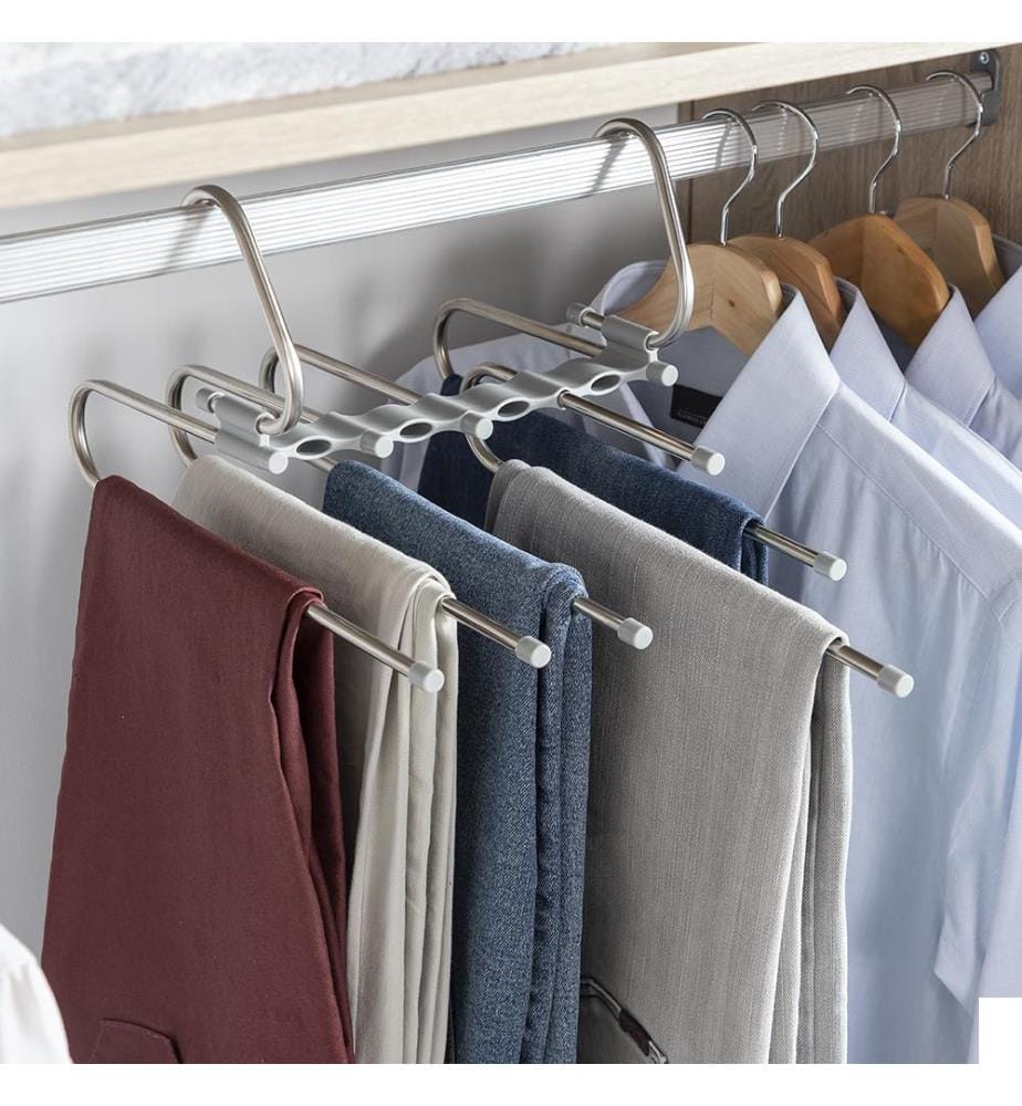 Cintre multiple pour pantalons - Gris