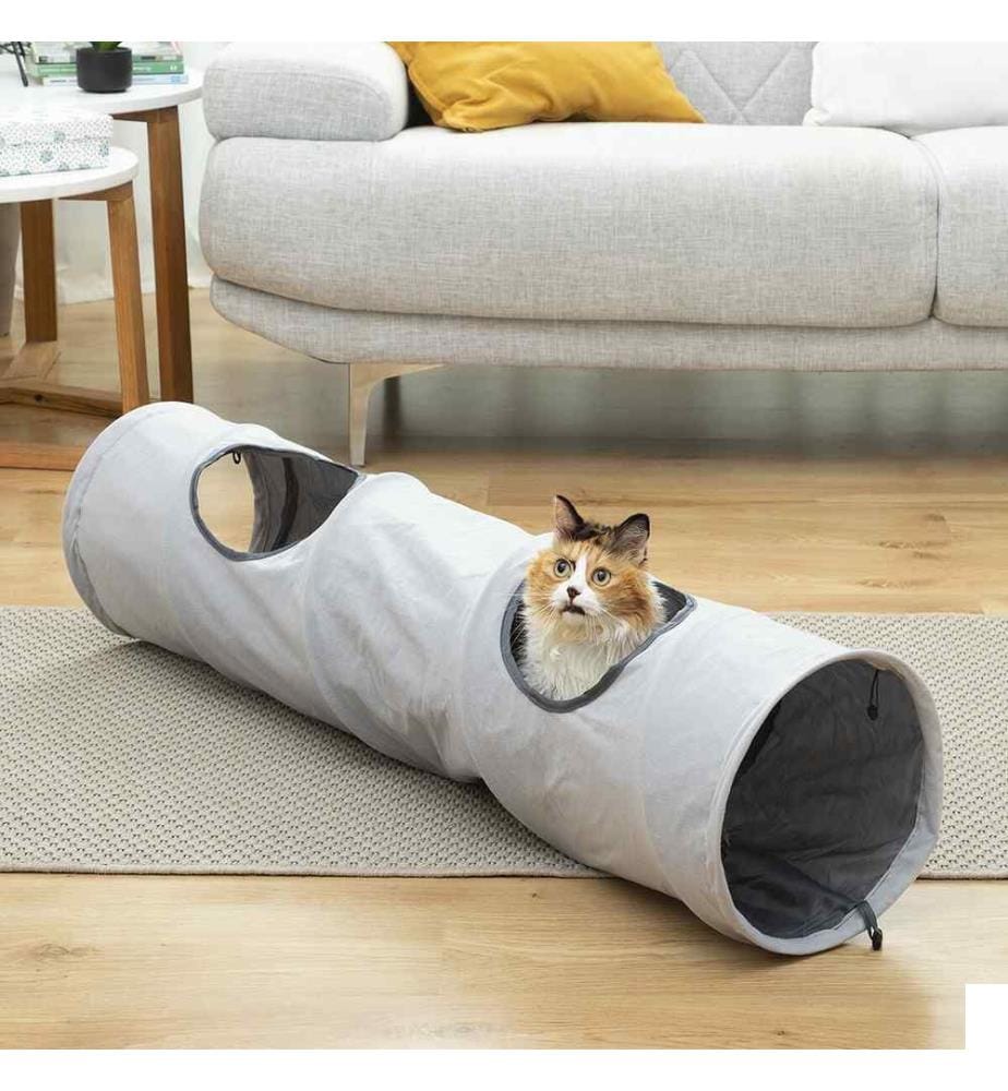 Tunnel de jeu pliable pour animaux