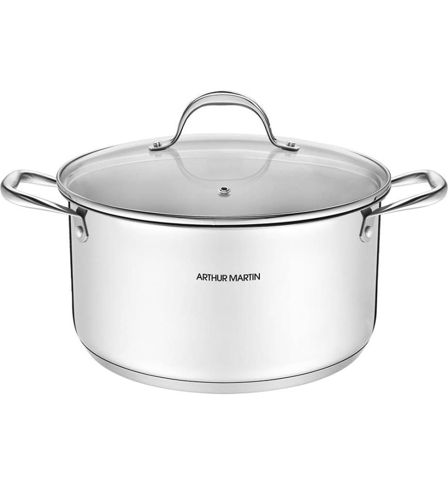 Marmite 32 cm avec Couvercle - Inox