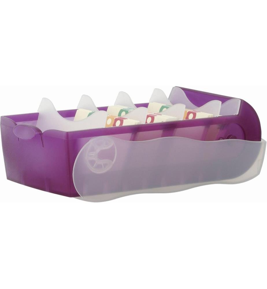 HAN Boîte de fiches Croco A7, Violet