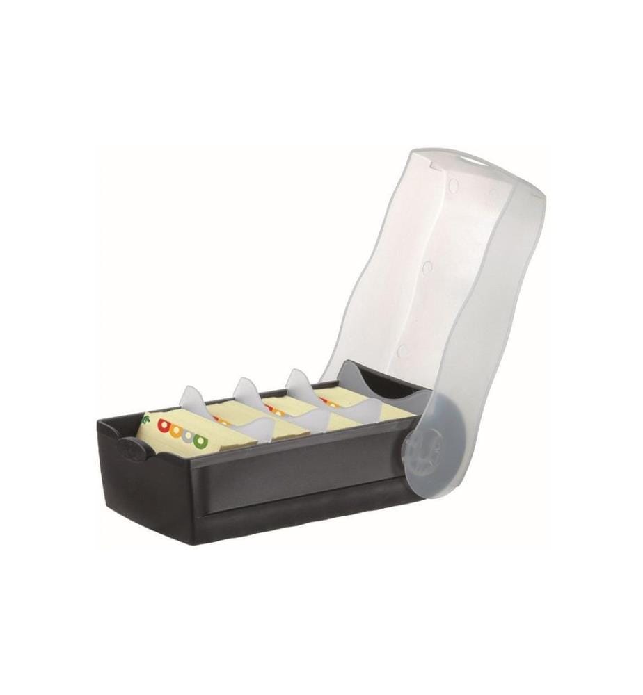 Han boîte à cartes croco a7, noir