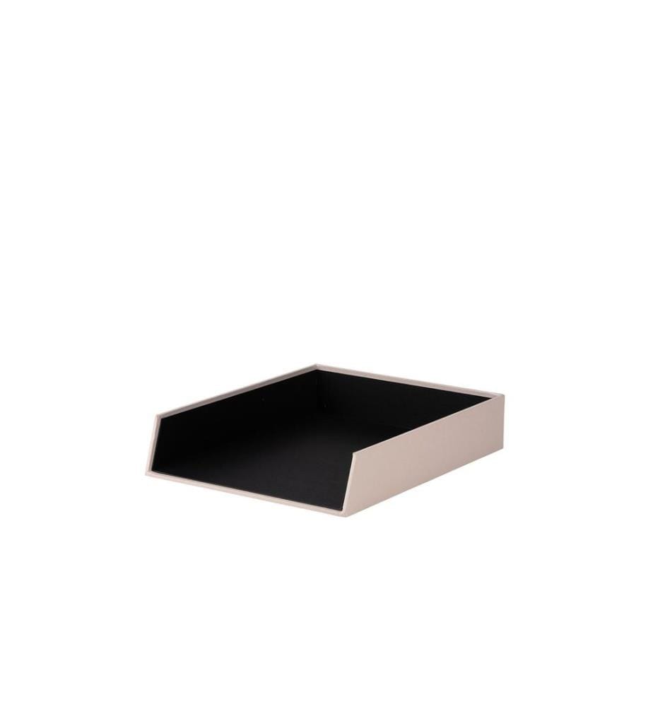 Rössler panier de rangement S.O.H.O. A4 vieux rose/noir