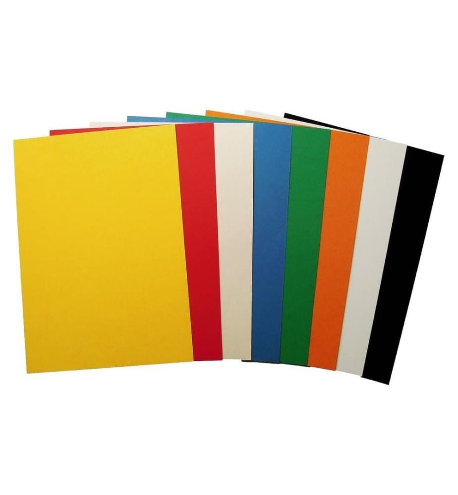 Büroline Couvertures de reliure 385 g/m², 100 pièces, Jaune