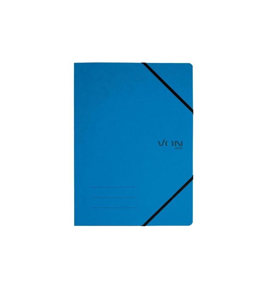 VON pochette élastique A4, bleu, 5 pièces